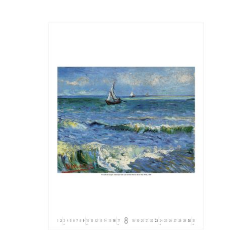 Vincent Van Gogh falinaptár - 2026
