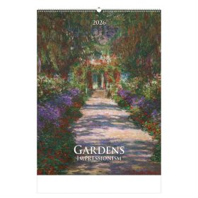 Gardens Impressionism falinaptár - 2026