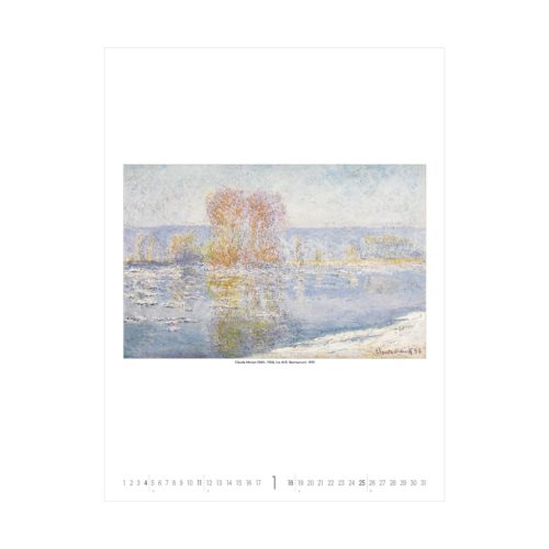 Monet to Klee falinaptár - 2026