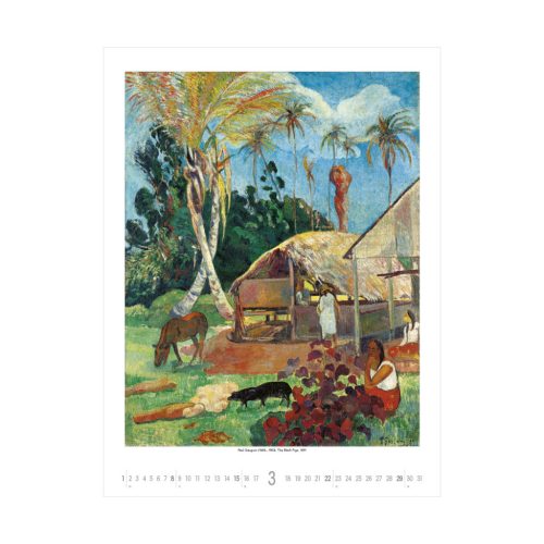 Monet to Klee falinaptár - 2026