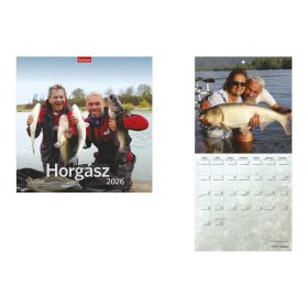 Horgász naptár falinaptár - 2026