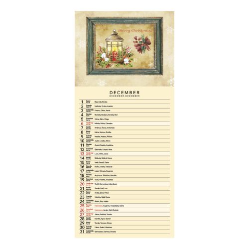 Vintage falinaptár - 2026