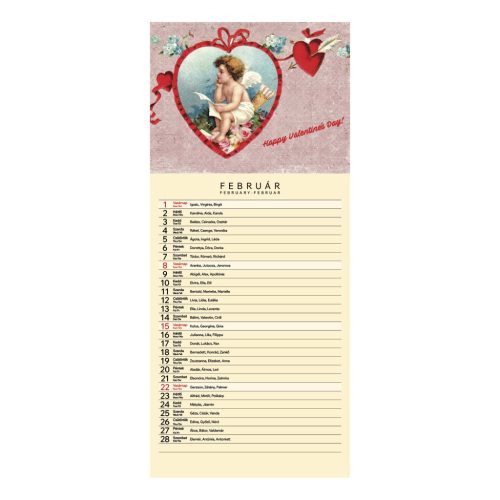 Vintage falinaptár - 2026