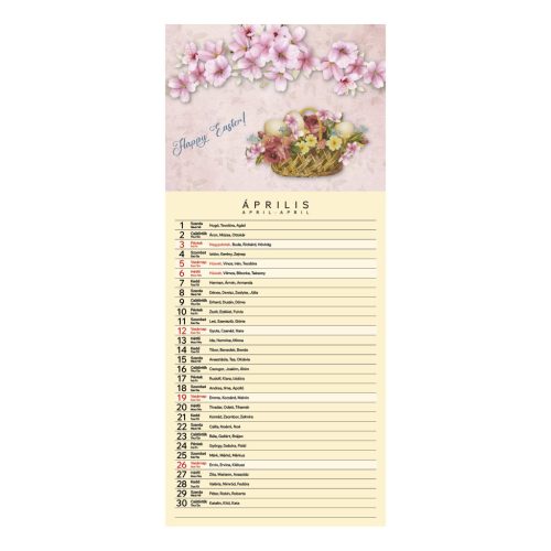 Vintage falinaptár - 2026