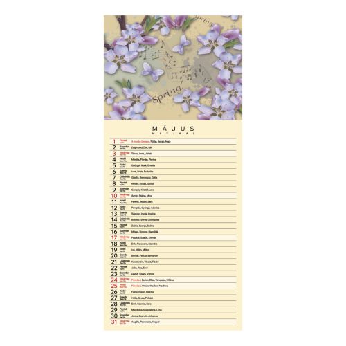 Vintage falinaptár - 2026