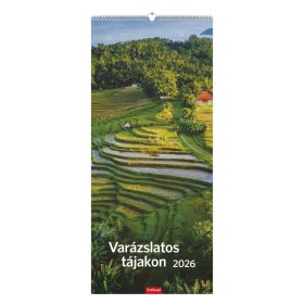 Varázslatos tájakon falinaptár - 2026