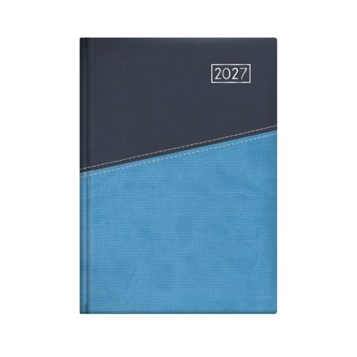 Duplex B5 heti kék-világoskék határidőnapló - 2027