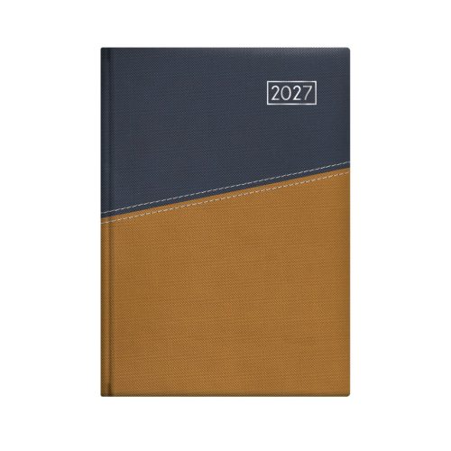 Duplex B5 heti kék-mustár határidőnapló - 2027