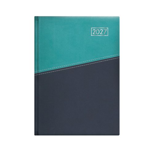 Duplex B5 heti türkiz-kék határidőnapló - 2027