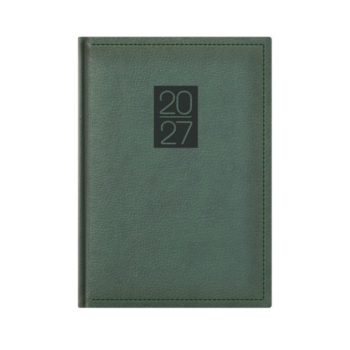 Classic B5 napi zöld határidőnapló - 2027