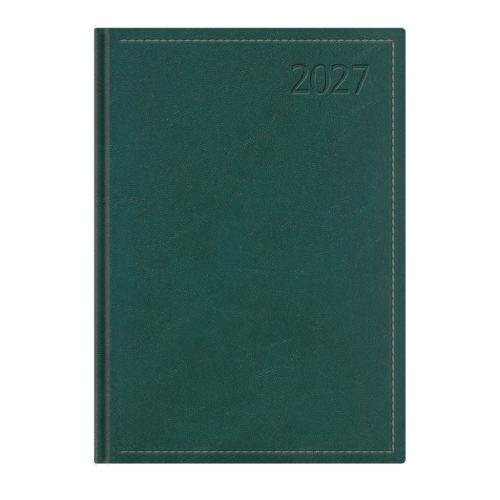 Traditional A4 heti határidőnapló zöld - 2027