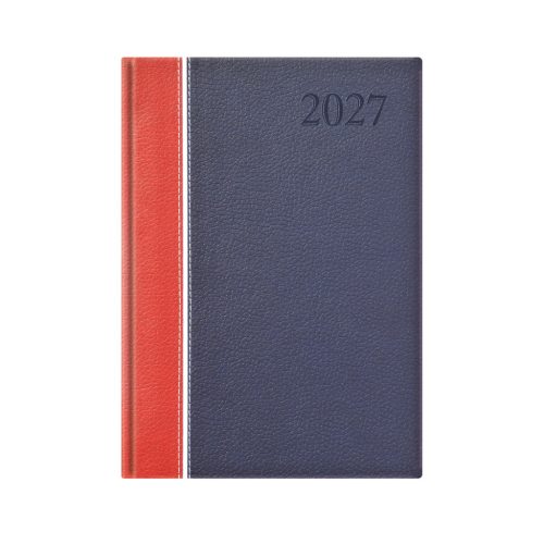 Groovy B5 heti határidőnapló bordó-fehér-kék - 2027