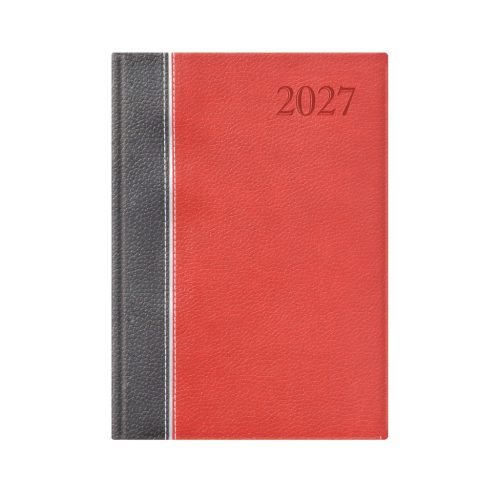 Groovy B5 heti határidőnapló antracit-ezüst-bordó - 2027
