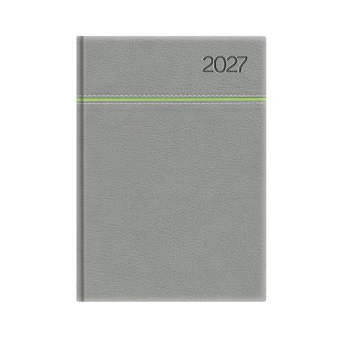 Young B5 heti határidőnapló szürke-zöld - 2027