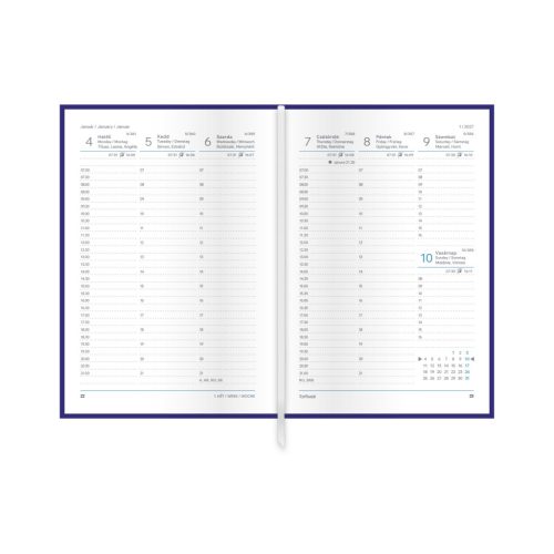 Flexi B6 heti határidőnapló pillangó - 2027