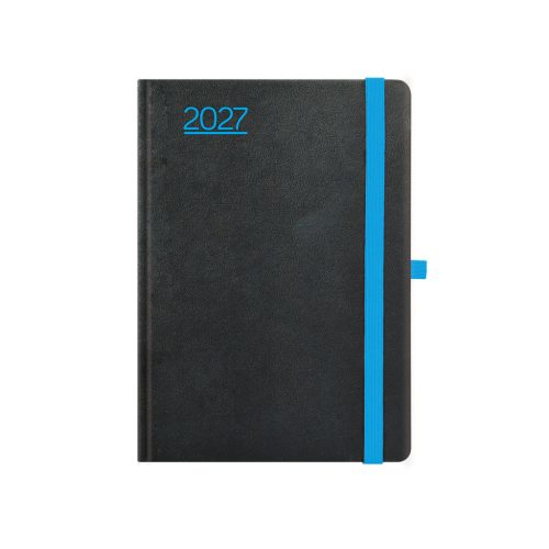 Nero A5 heti határidőnapló fekete-kék - 2027