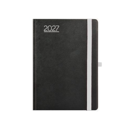 Nero A5 heti határidőnapló fekete-szürke - 2027