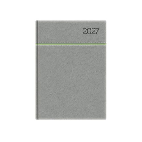 Young A5 napi határidőnapló szürke-zöld - 2027