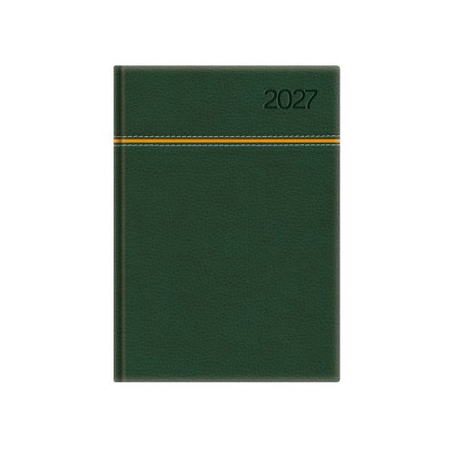 Young A5 napi határidőnapló zöld-narancs - 2027