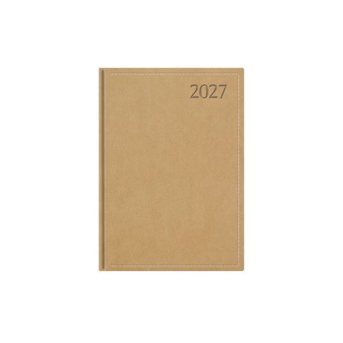 Traditional B6 napi határidőnapló bézs - 2027