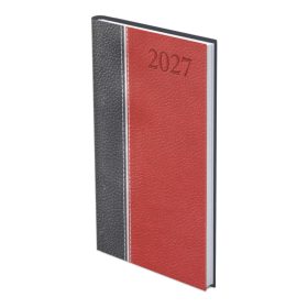 Groovy B5 álló zsebnaptár antracit-ezüst-bordó - 2027