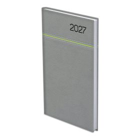 Young álló zsebnaptár szürke-zöld - 2027