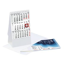   T071 asztali speditőrnaptár fehér álló kartontáblával - 2027