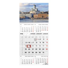 T076 Speditőrnaptár 1 tömbös, Város fejkartonnal - 2027