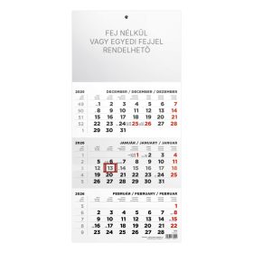 T078 Speditőrnaptár 1 tömbös, fejkarton nélkül - 2027