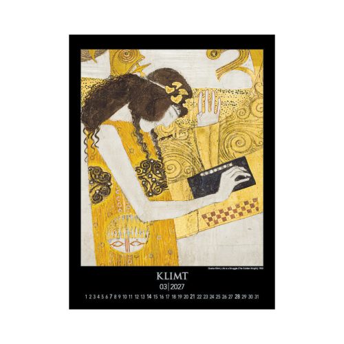 Gustav Klimt falinaptár - 2027