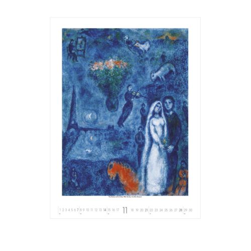 Marc Chagall falinaptár - 2027