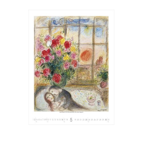 Marc Chagall falinaptár - 2027