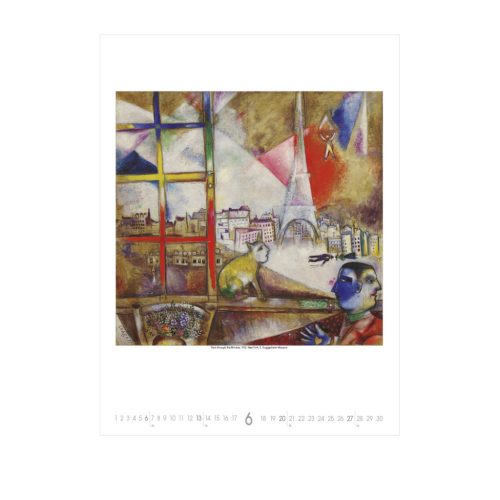 Marc Chagall falinaptár - 2027