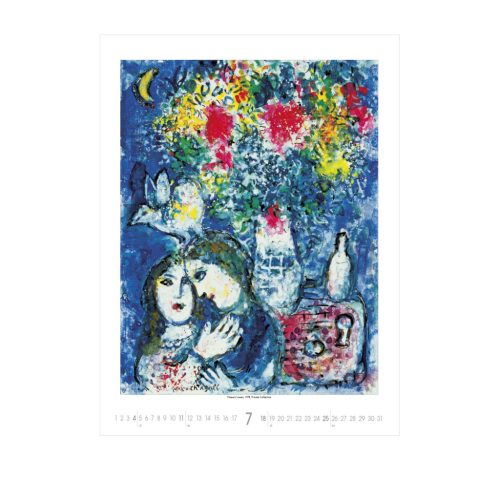 Marc Chagall falinaptár - 2027