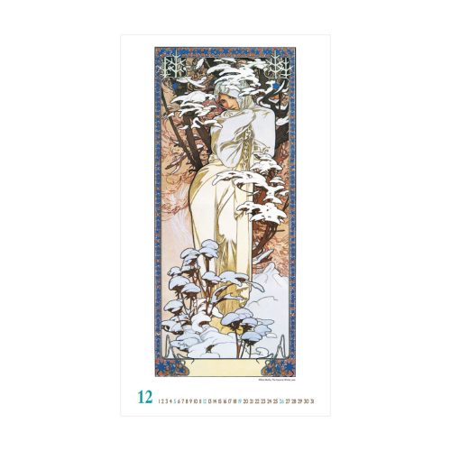 Alfons Mucha falinaptár - 2027