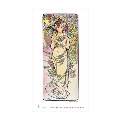 Alfons Mucha falinaptár - 2027