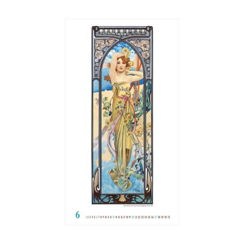 Alfons Mucha falinaptár - 2027