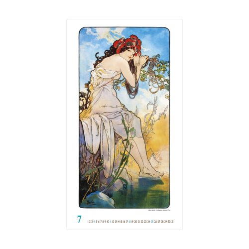 Alfons Mucha falinaptár - 2027