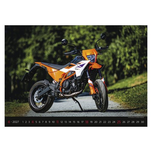 Motorbikes falinaptár - 2027
