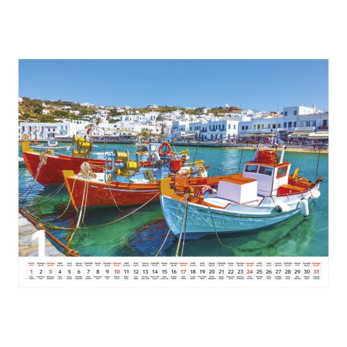 Mediterrán falinaptár - 2027