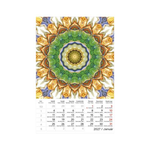 Mandala falinaptár - 2027