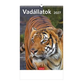 Vadállatok falinaptár - 2027