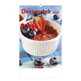 Desszertek falinaptár - 2027