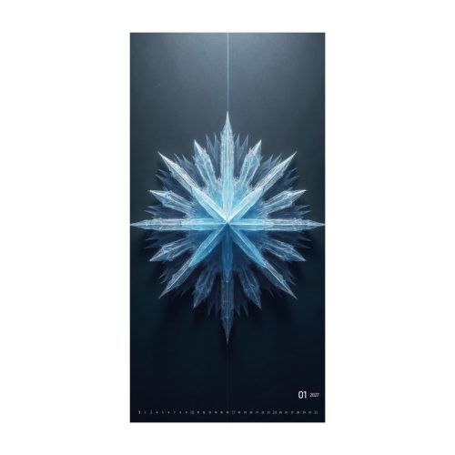 Generative art falinaptár - 2027