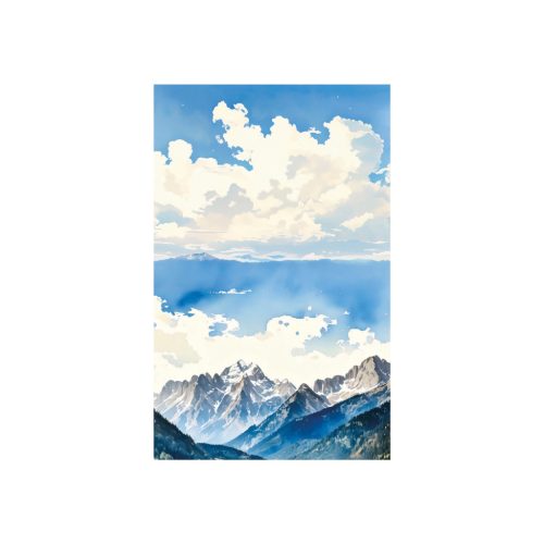 Aquarelle vibe falinaptár - 2027
