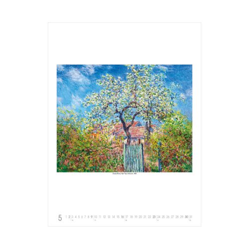 Claude Monet falinaptár - 2027
