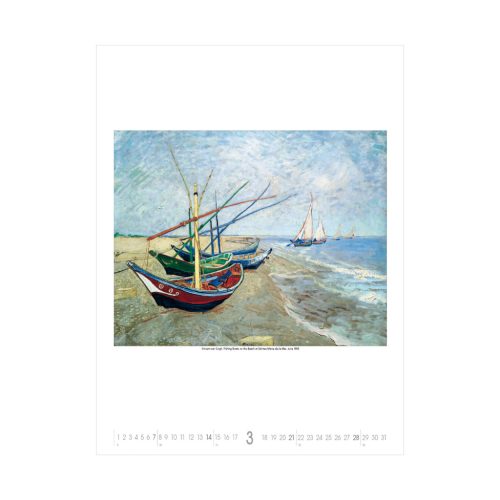 Vincent Van Gogh falinaptár - 2027