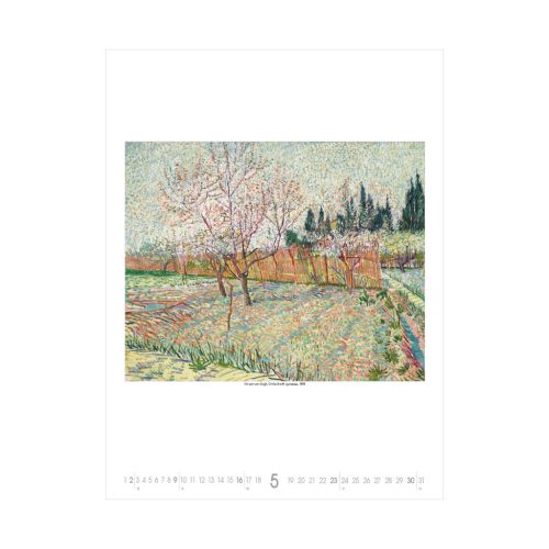 Vincent Van Gogh falinaptár - 2027