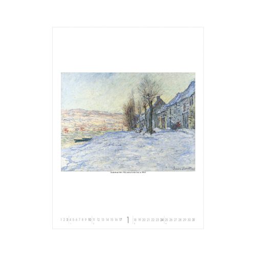 Impressionism falinaptár - 2027