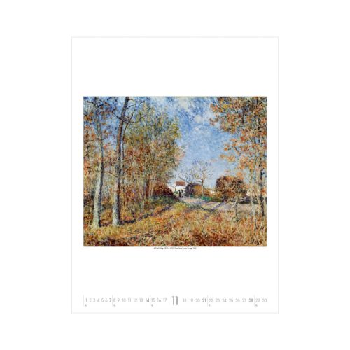 Impressionism falinaptár - 2027
